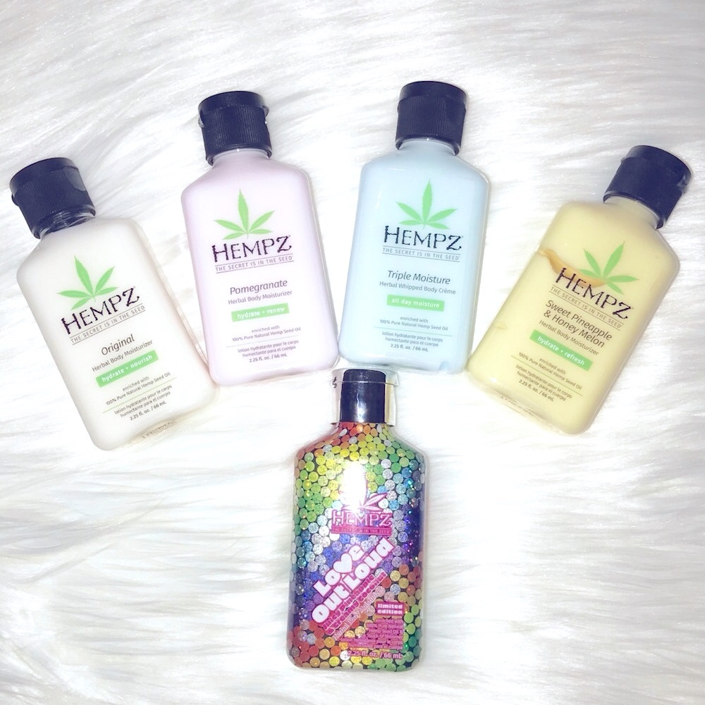 Hempz Herbal Mini Lotion Bundle Set Of 5